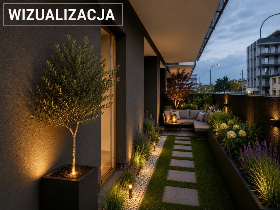 Warszawa, Włochy, Bakalarska, 2 pok. | Apartamenty Bakalarska | ogródek, loggia