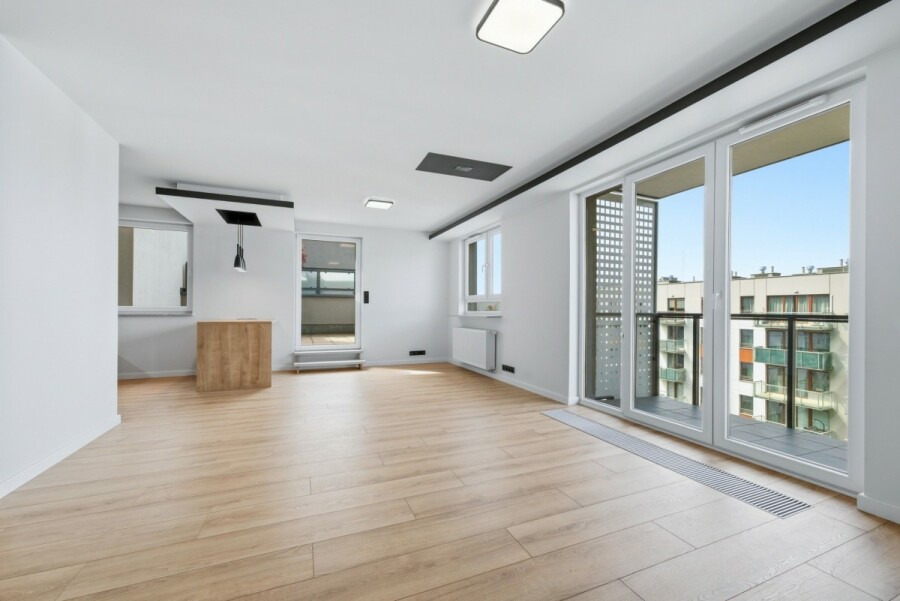 Warszawa, Mokotów, Cybernetyki, Świeżo wykończony apartament | Wysokie piętro