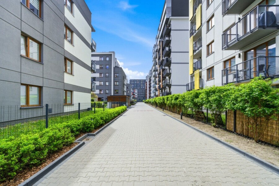 Warszawa, Mokotów, Cybernetyki, Świeżo wykończony apartament | Wysokie piętro