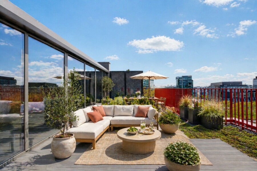 Warszawa, Mokotów, Penthouse z prywatnym ogrodem na dachu