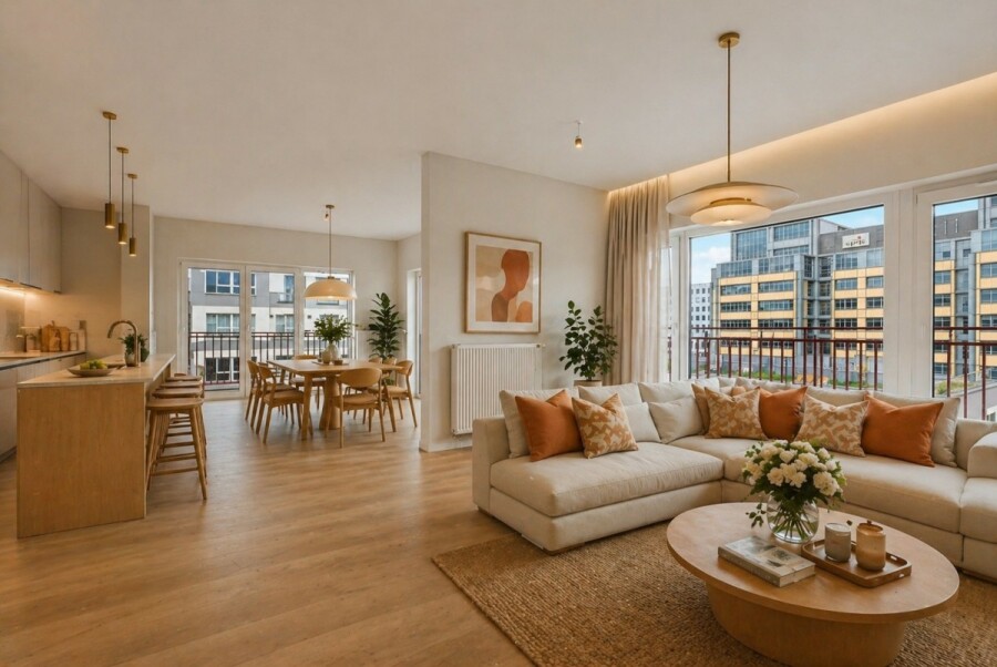 Warszawa, Mokotów, Janusza Kurtyki, Penthouse z prywatnym ogrodem na dachu