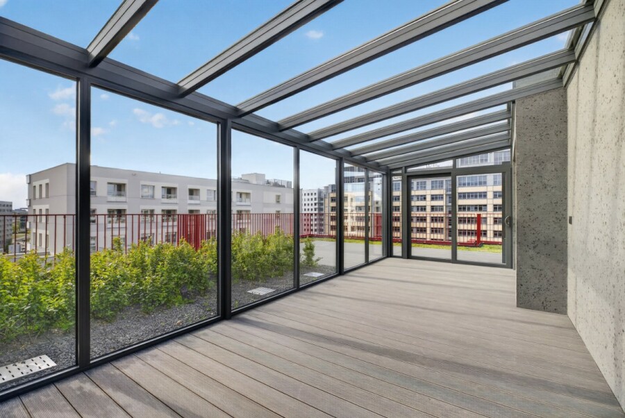 Warszawa, Mokotów, Janusza Kurtyki, Penthouse z prywatnym ogrodem na dachu