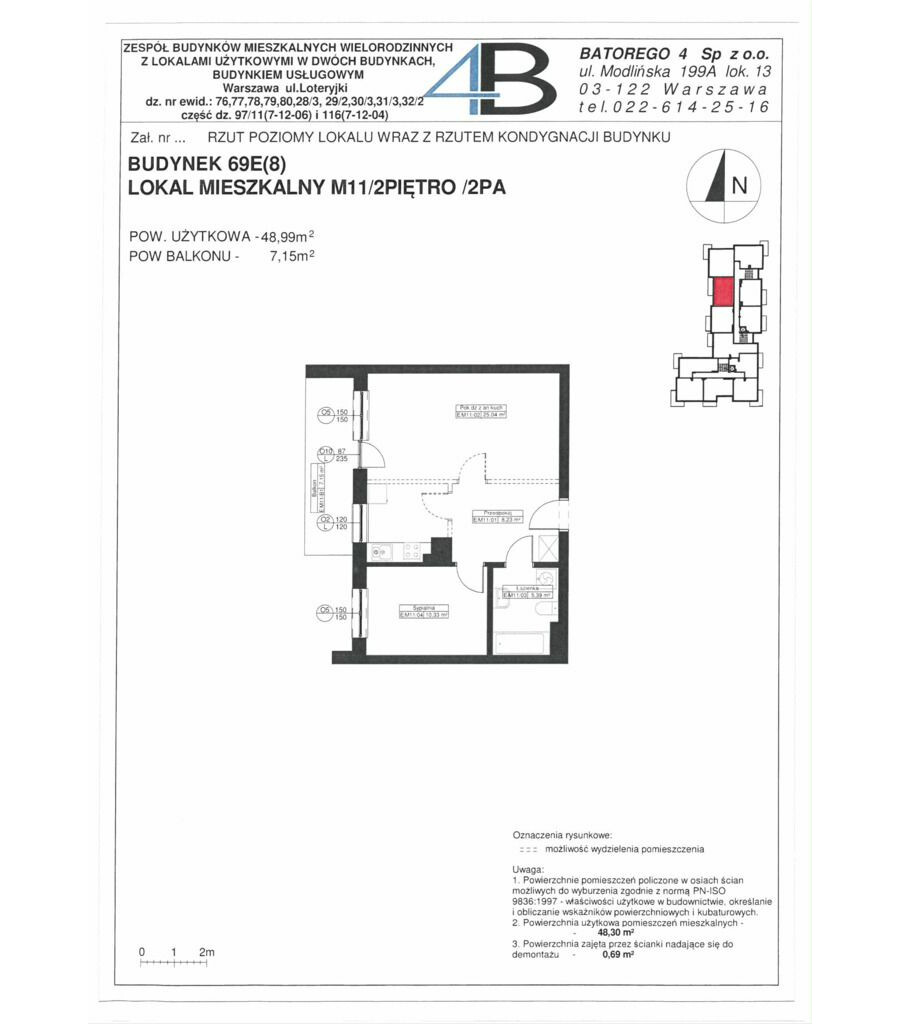 Warszawa, Bielany, Loteryjki, Sprawdź>>> świeżo umeblowane, balkon 48 m²