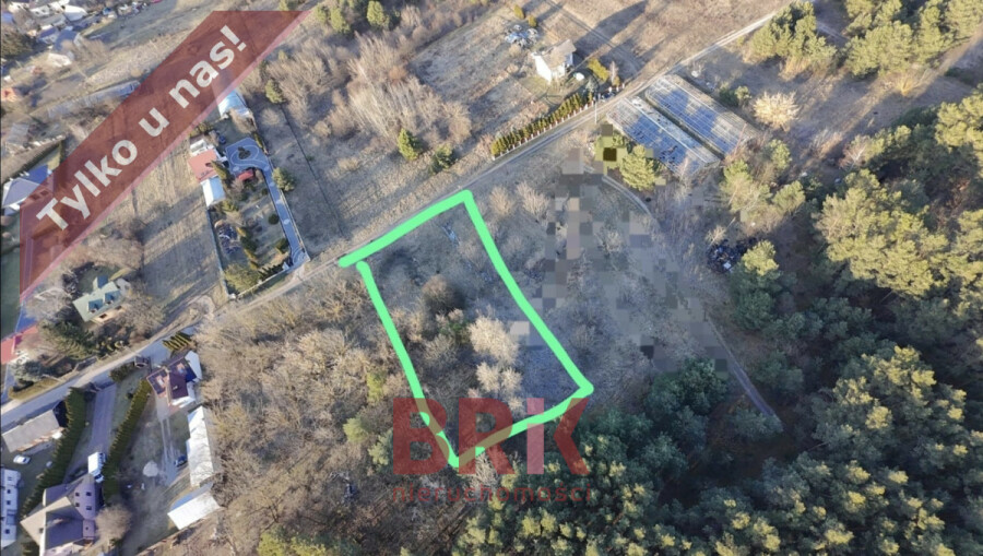 powiat legionowski, Krubin, Działka budowlana 2032 m2, MPZP