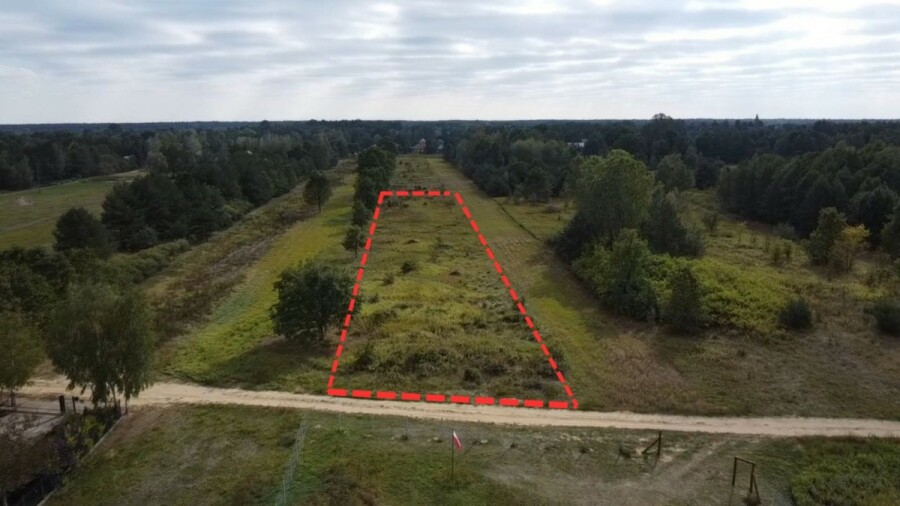 powiat nowodworski, Nowe Gniewniewice, Atrakcyjna działka budowlana 4918 m² – gm. Leoncin