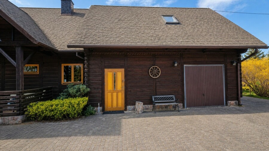 powiat wołomiński, Jadów, Całoroczny dom z bala | 3500 m² | 45 min od W-wy