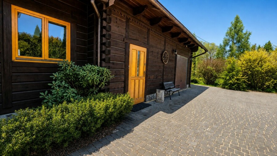 powiat wołomiński, Jadów, Całoroczny dom z bala | 3500 m² | 45 min od W-wy