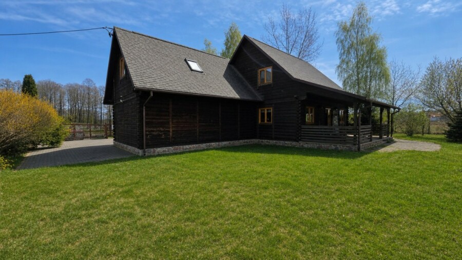 powiat wołomiński, Jadów, Całoroczny dom z bala | 3500 m² | 45 min od W-wy