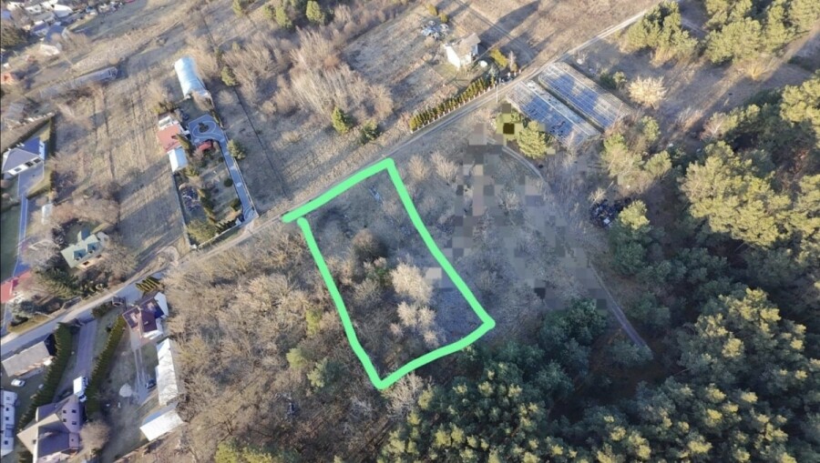 powiat legionowski, Krubin, Działka budowlana 2032 m2, MPZP
