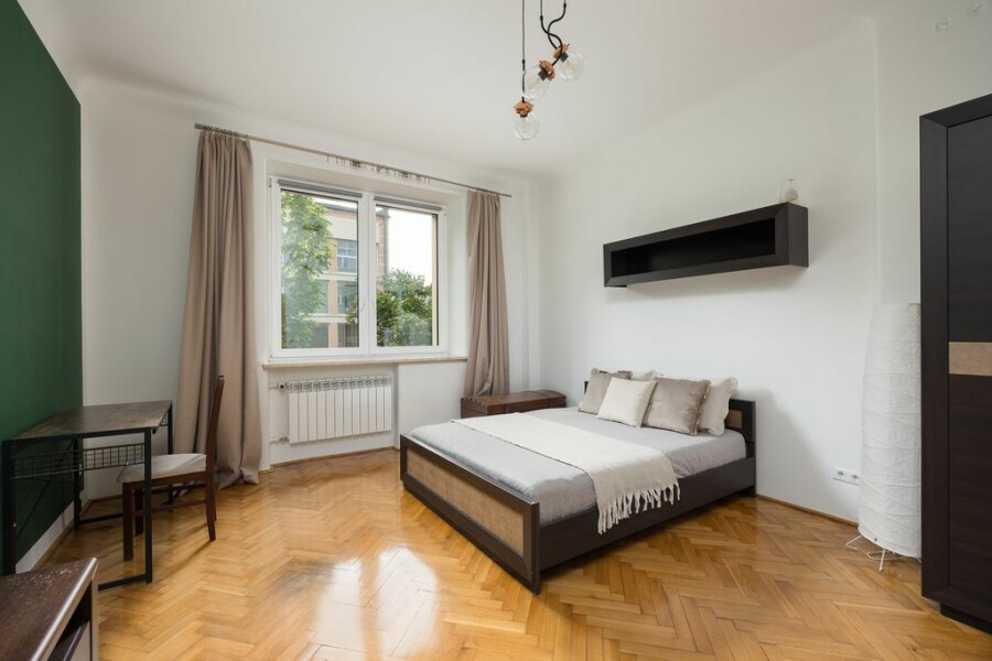 Warszawa, Mokotów, Tadeusza Rejtana, Wyjątkowe mieszkanie w przedwojennej kamienicy