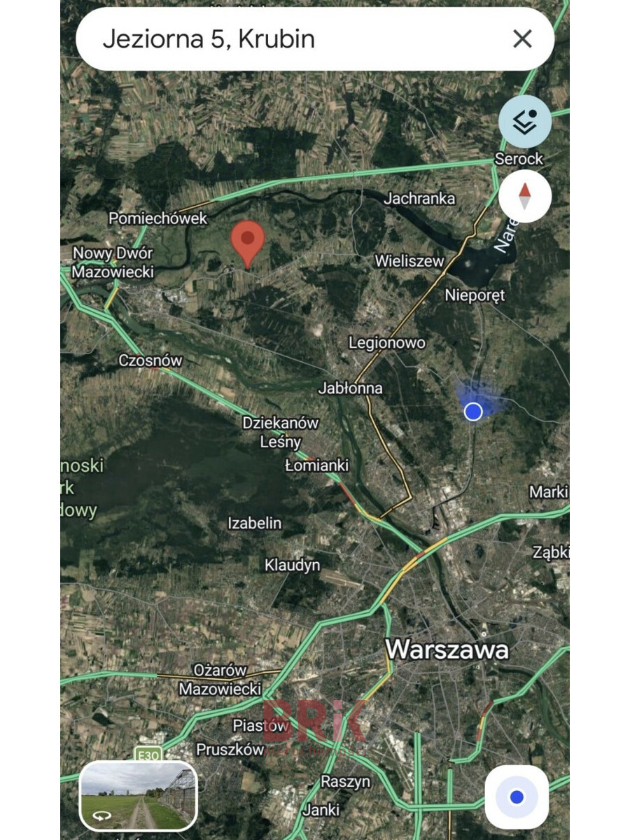 powiat legionowski, Krubin, Jeziorna, Działka 1 500 m2 + 2 000 m2, MPZP