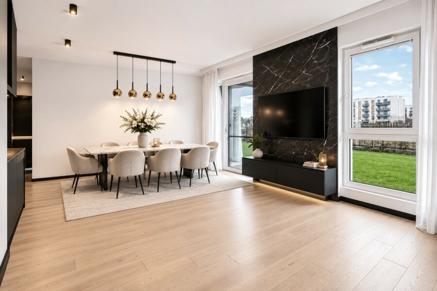 Warszawa, Bemowo Chrzanów, Batalionów Chłopskich, Designerskie mieszkanie 86 m² z ogrodem 135 m²