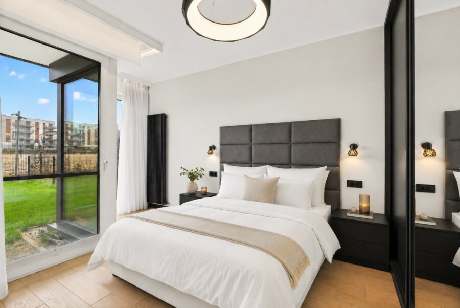 Warszawa, Bemowo Chrzanów, Batalionów Chłopskich, Designerskie mieszkanie 86 m² z ogrodem 135 m²