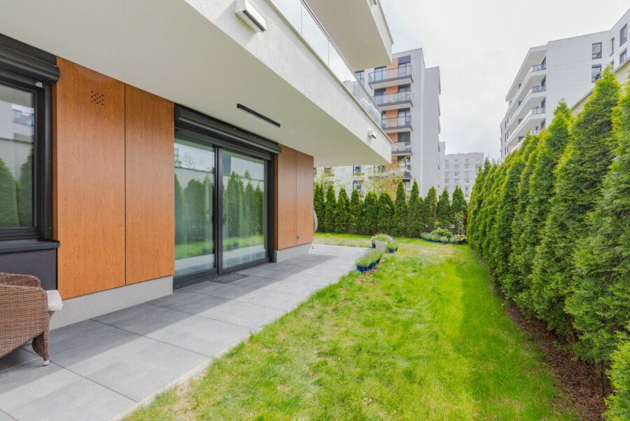 Warszawa, Mokotów Wyględów, Białej Floty, Apartament z ogrodem | Marina Mokotów II I 119m2