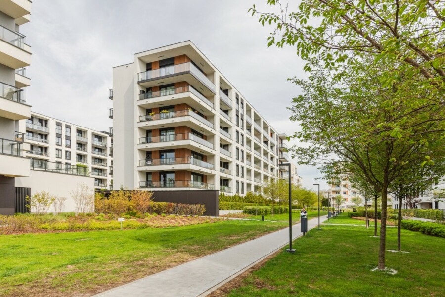 Warszawa, Mokotów Wyględów, Białej Floty, Apartament z ogrodem | Marina Mokotów II I 119m2