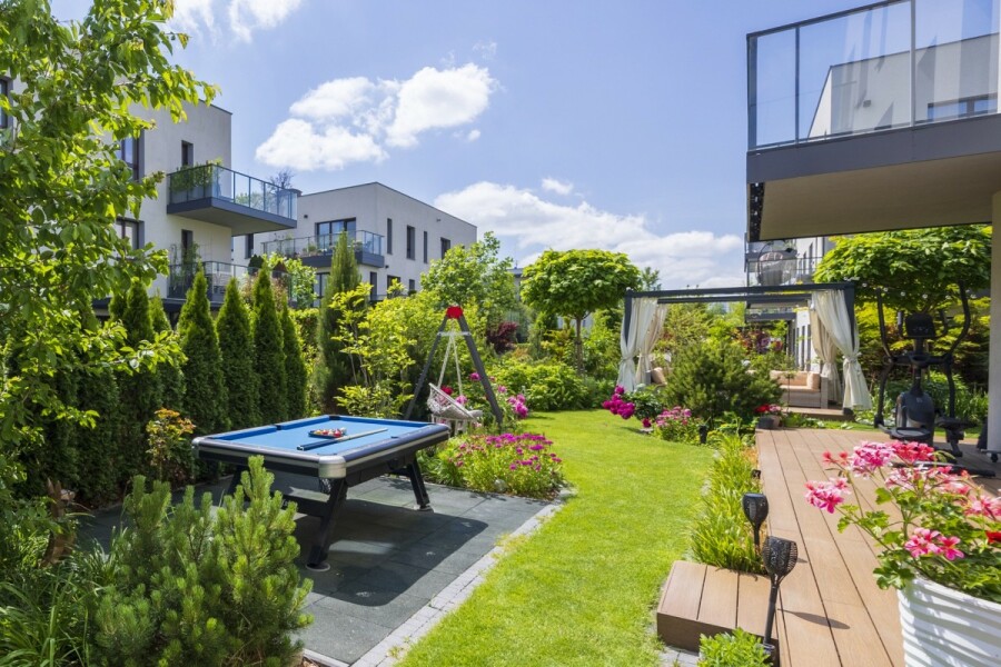 Warszawa, Mokotów Stegny, Srebrnych Świerków, Apartament premium z dużym ogrodem