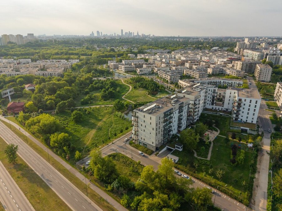 Warszawa, Mokotów, Bergamotki, Apartament z pięknym widokiem 2 lub 3 pokoje