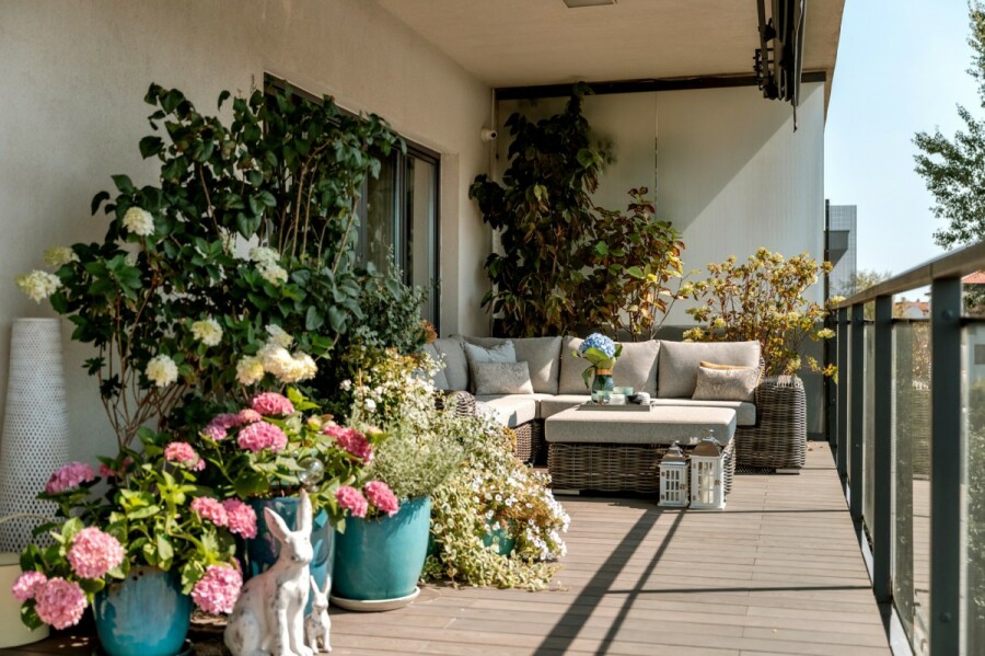 Warszawa, Wilanów, Wilanów | Słoneczny penthouse z dużym tarasem