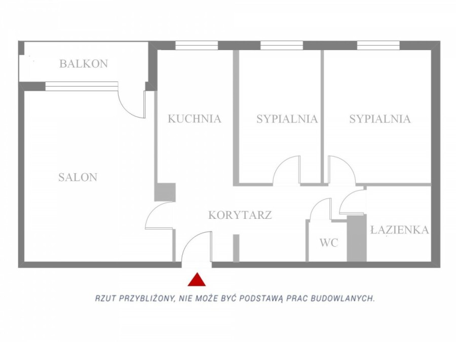 Warszawa, Bielany, Klaudyny, 3 pokoje przy Lasku Bielańskim | Balkon | Bielany
