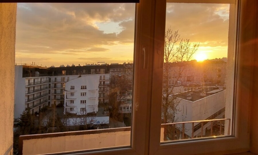 Warszawa, Praga-Północ, Wiosenna, Słoneczne 2 pokoje z balkonem i panoramą Pragi