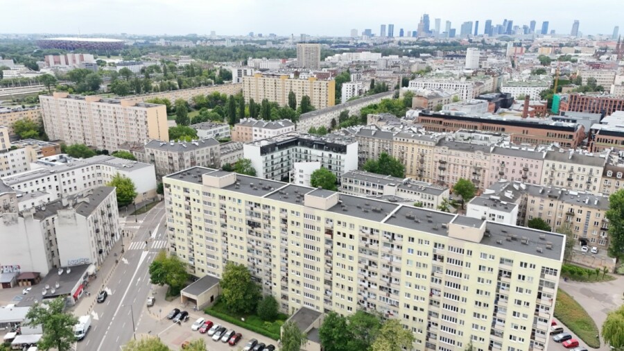 Warszawa, Praga-Północ, Wiosenna, Słoneczne 2 pokoje z balkonem i panoramą Pragi