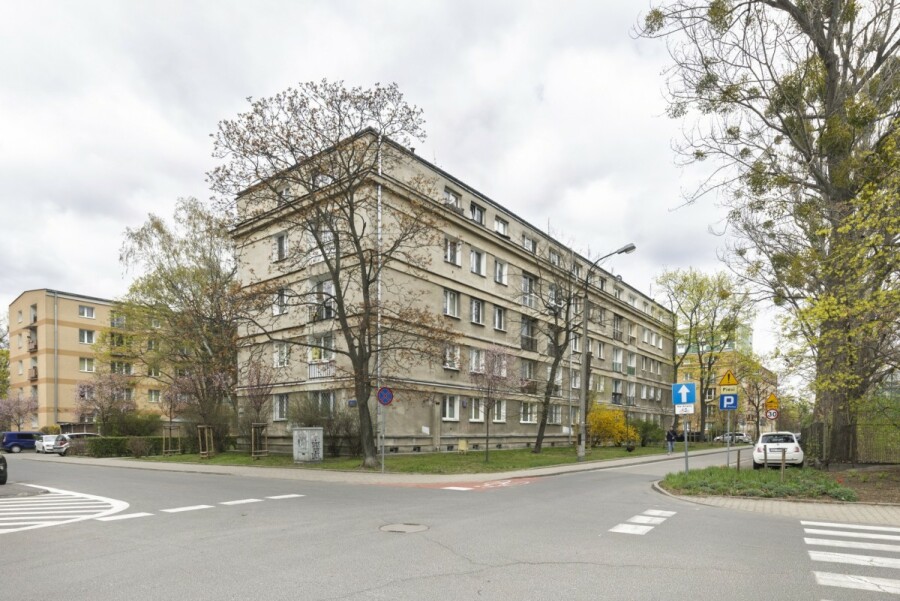 Warszawa, Praga-Północ, Karola Linneusza, PL. Hallera/ Linneusza 1958r, po remoncie !