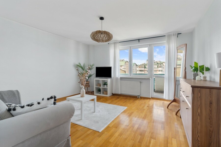 Warszawa, Wola, Żytnia, Widok na panoramę | KW | Parking