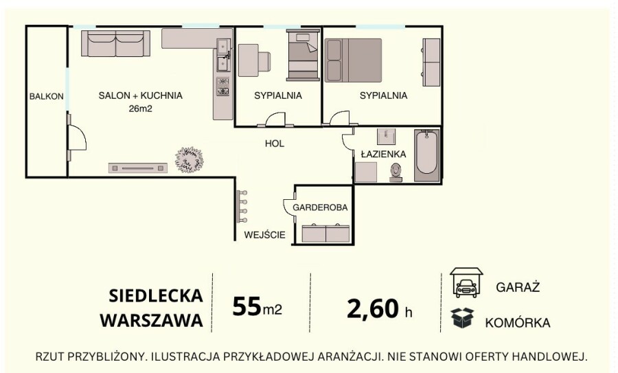 Warszawa, Praga-Północ, Siedlecka, Gotowe do zamieszkania, 3 pokoje, wszędzie blisko!