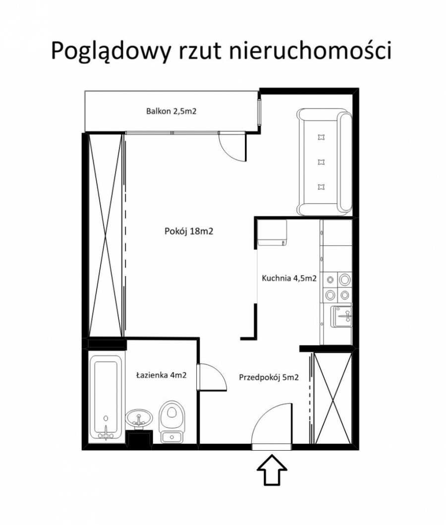 Warszawa, Praga-Północ, Wołomińska, Ustawna kawalerka z aneksem sypialnym i widokiem