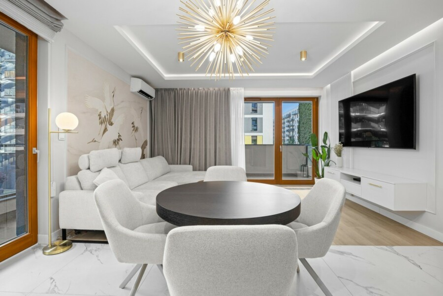 Warszawa, Wola, Marcina Kasprzaka, 3 pokojowy apartament premium 80 m² z 2 balkonami