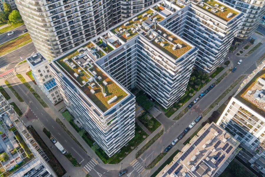 Warszawa, Wola, Marcina Kasprzaka, 3 pokojowy apartament premium 80 m² z 2 balkonami