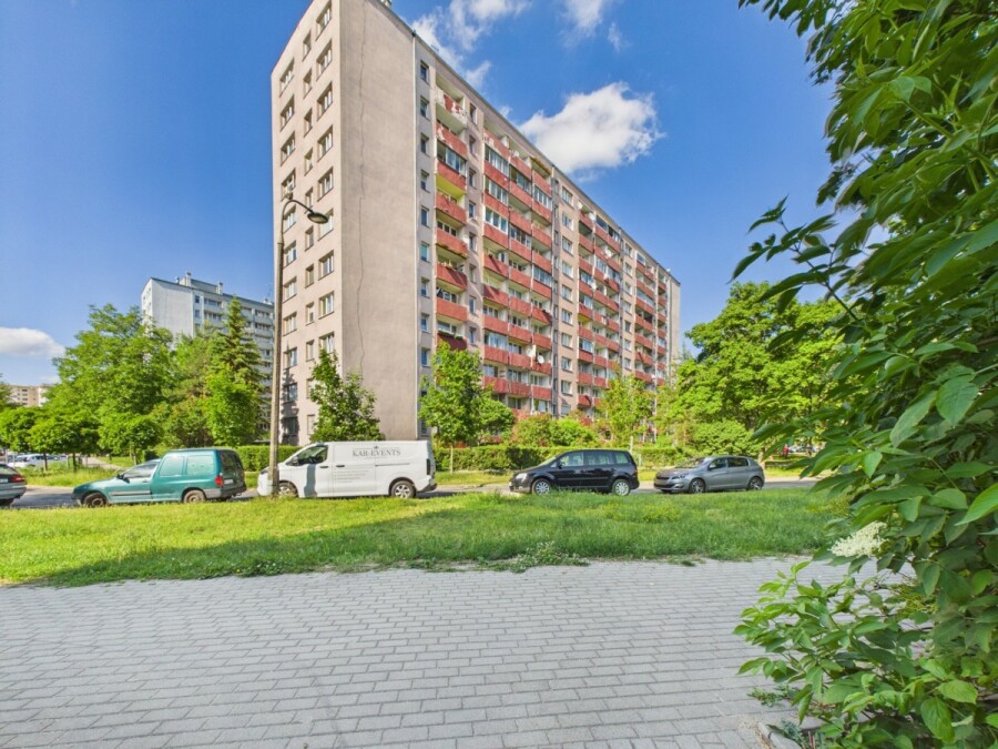 Warszawa, Mokotów, Oskara Langego, Mieszkanie z widokiem ponad dachami Mokotowa