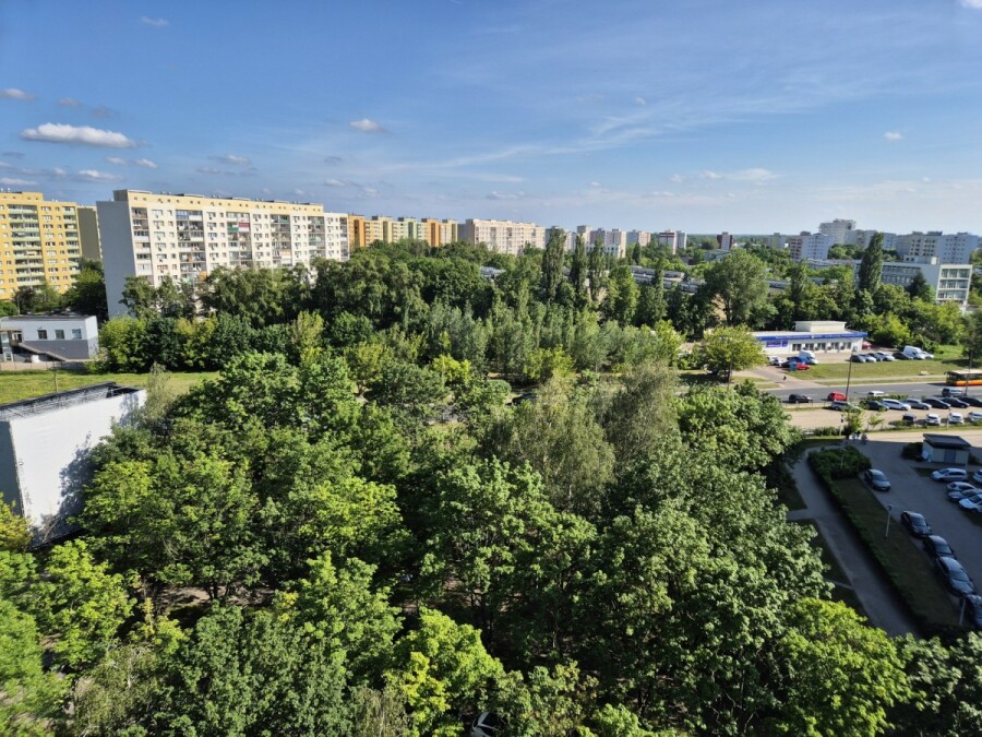 Warszawa, Mokotów, Oskara Langego, Mieszkanie z widokiem ponad dachami Mokotowa