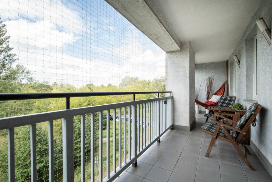 Warszawa, Ursynów Natolin, Stryjeńskich, Kojący widok na zieleń, ciche, loggia 14mkw, metro