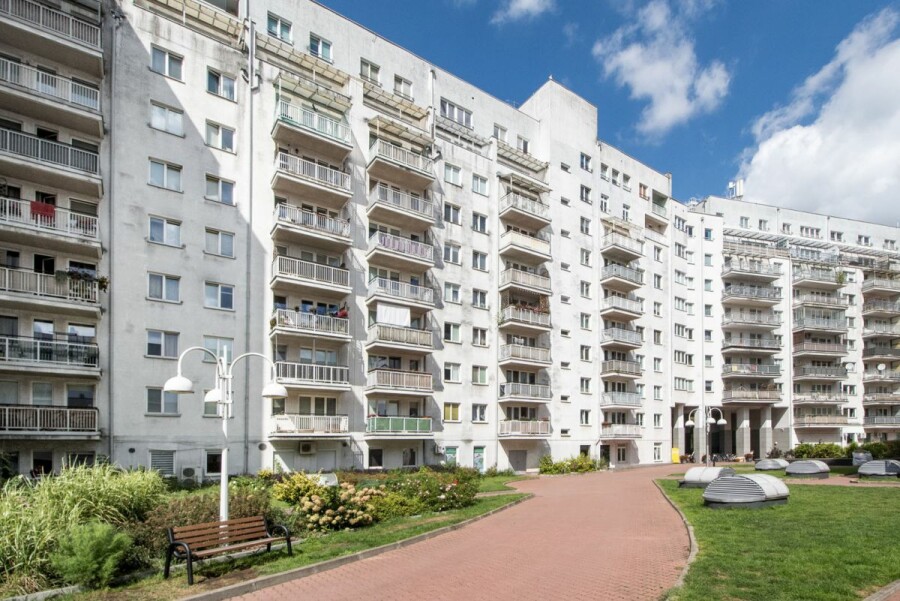 Warszawa, Ursynów Natolin, Stryjeńskich, Kojący widok na zieleń, ciche, loggia 14mkw, metro