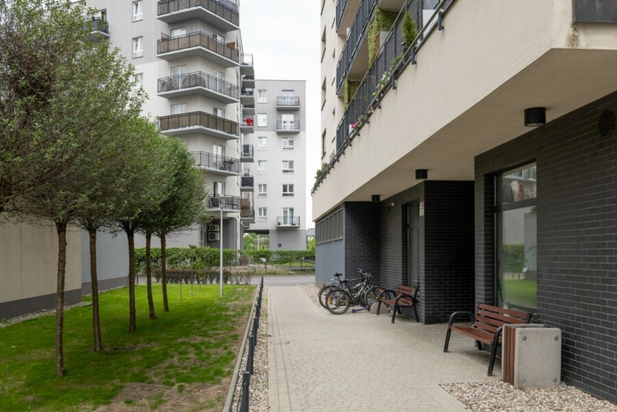 Warszawa, Białołęka, 3 pokoje z ogródkiem i dużym balkonem | garaż