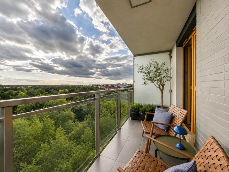 Warszawa, Bielany, Gen. Klemensa Stanisława Rudnickiego, Widok na zieleń | 2 pokoje | apartamentowiec