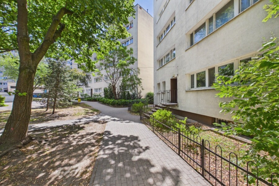 Warszawa, Żoliborz Sady Żoliborskie, Jasnodworska, Zatrasie w koronach drzew