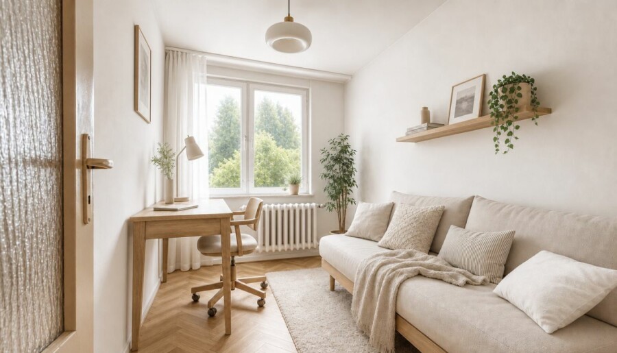 Warszawa, Śródmieście, Okrąg, 3 pokoje | Powiśle | ul. Okrąg | Balkon |
