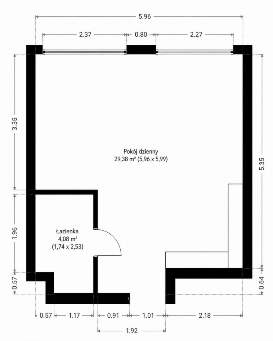 Warszawa, Wola Młynów, Krochmalna, Browary Warszawskie | Studio | Sufit - 3 metry