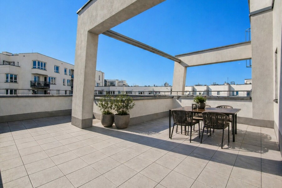 Warszawa, Ursynów, Złoty Potok, penthouse | taras 50m2 | trzystronna ekspozycja
