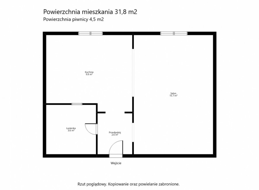 Warszawa, Praga-Południe, Walewska, Obszerna kawalerka w solidnym budownictwie