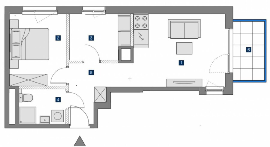 Warszawa, Białołęka, Ceramiczna, 48 mkw 3-pokoje Nowe budownictwo Ceramiczna