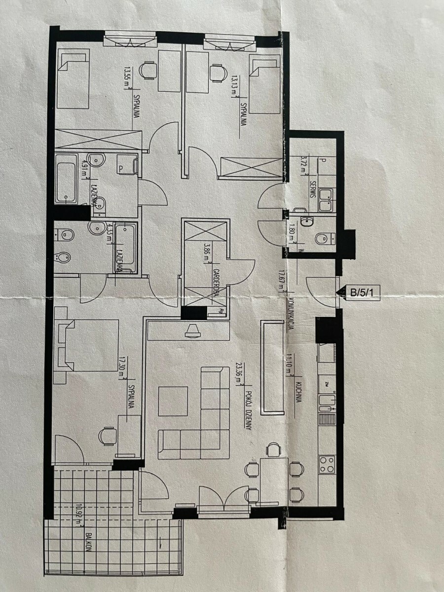 Warszawa, Żoliborz, Ludwika Rydygiera, Sprzedam przestronny apartament 114,8 m², Zoliborz
