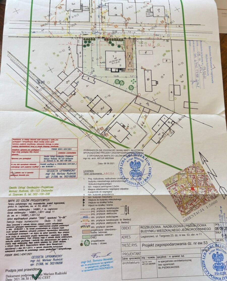 powiat legionowski, Legionowo, Targowa, Dom w urokliwej, zielonej części Legionowa