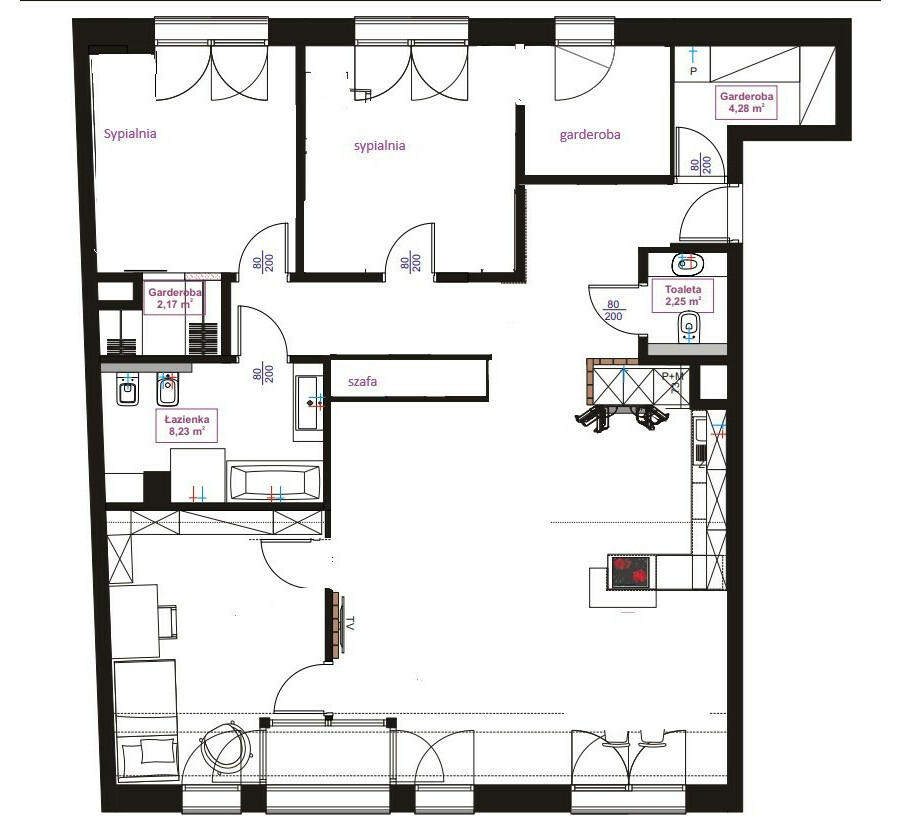 Warszawa, Wola Mirów, Pańska, Apartament 123m2 - 4 pokoje, ul. Pańska 98