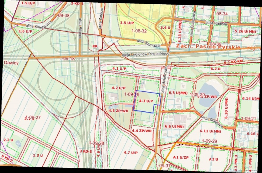Warszawa, Ursynów, Hołubcowa, Działka o pow.1,22 ha objęta MPZP