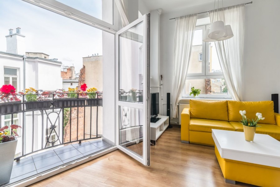 Warszawa, Mokotów Górny, Puławska, Studio z antresolą przy Placu Unii