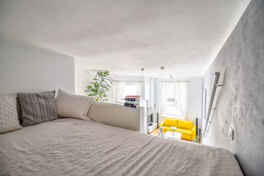 Warszawa, Mokotów Górny, Puławska, Studio z antresolą przy Placu Unii