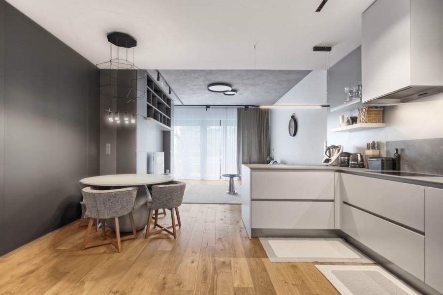 Warszawa, Mokotów Stegny, Fort Piłsudskiego, Minimalistyczny apartament w Forcie Cze